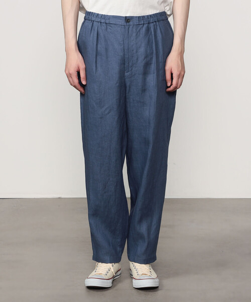 Morris & Sons（モリスアンドサンズ）の「MORRIS & SONS | リネン イージーパンツ MEN（その他パンツ・メンズ・オリーブ/ブルー/チャコール/ベージュ・2/3/1）」の13枚目の写真