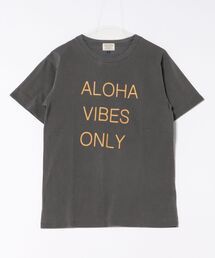 【URBAN ISLAND SOCIETY/アーバンアイランドソサエティ】ALOHA VIBES ONLY S/S TEE / アロハプリント半袖T-シャツ