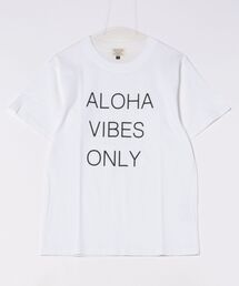 【URBAN ISLAND SOCIETY/アーバンアイランドソサエティ】ALOHA VIBES ONLY S/S TEE / アロハプリント半袖T-シャツ