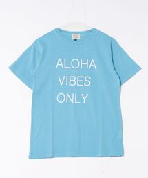 【URBAN ISLAND SOCIETY/アーバンアイランドソサエティ】ALOHA VIBES ONLY S/S TEE / アロハプリント半袖T-シャツ