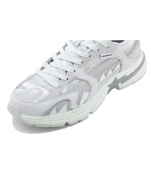 A BATHING APE（アベイシングエイプ）の「BAPE SHARK STA #1（スニーカー・メンズ・ホワイト/グリーン/ブラック・8/7/10/8.5/9/9.5/11/12/13）」の7枚目の写真