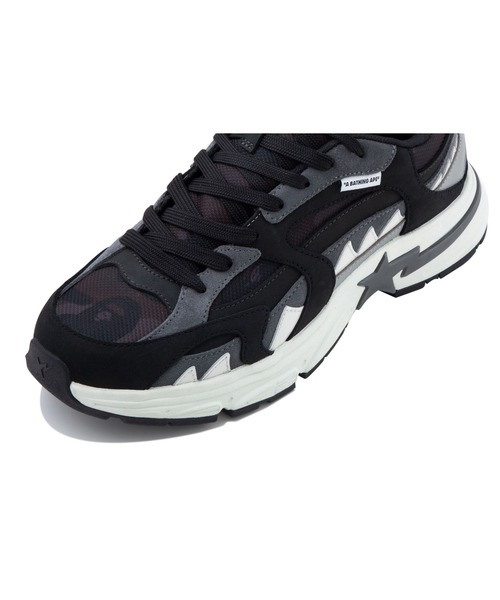 A BATHING APE（アベイシングエイプ）の「BAPE SHARK STA #1（スニーカー・メンズ・ホワイト/グリーン/ブラック・8/7/10/8.5/9/9.5/11/12/13）」の8枚目の写真