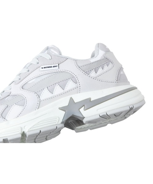 A BATHING APE（アベイシングエイプ）の「BAPE SHARK STA #1（スニーカー・メンズ・ホワイト/グリーン/ブラック・8/7/10/8.5/9/9.5/11/12/13）」の10枚目の写真