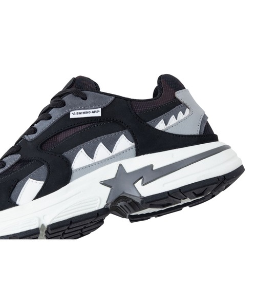 A BATHING APE（アベイシングエイプ）の「BAPE SHARK STA #1（スニーカー・メンズ・ホワイト/グリーン/ブラック・8/7/10/8.5/9/9.5/11/12/13）」の11枚目の写真