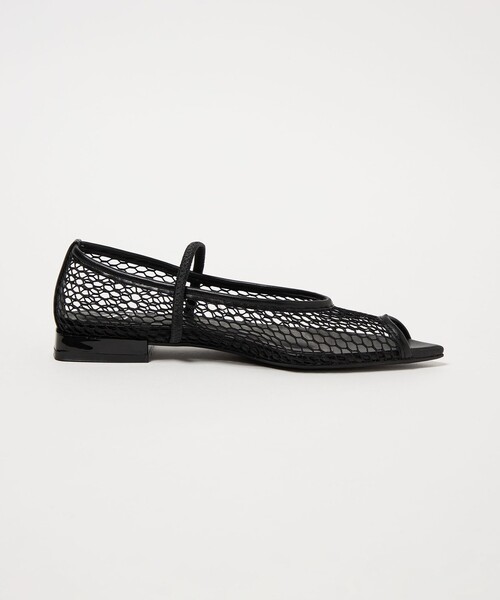 SY UNITED ARROWS（シーユナイテッドアローズ）の「＜SY＞フィッシュネットピープフラット15●↑（パンプス・レディース・シルバー/ブラック・22cm/22.5cm/23cm/23.5cm/24cm/24.5cm/25cm）」の5枚目の写真