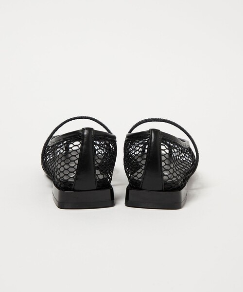 SY UNITED ARROWS（シーユナイテッドアローズ）の「＜SY＞フィッシュネットピープフラット15●↑（パンプス・レディース・シルバー/ブラック・22cm/22.5cm/23cm/23.5cm/24cm/24.5cm/25cm）」の6枚目の写真