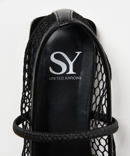 SY UNITED ARROWS（シーユナイテッドアローズ）の「＜SY＞フィッシュネットピープフラット15●↑（パンプス・レディース・シルバー/ブラック・22cm/22.5cm/23cm/23.5cm/24cm/24.5cm/25cm）」の8枚目の写真