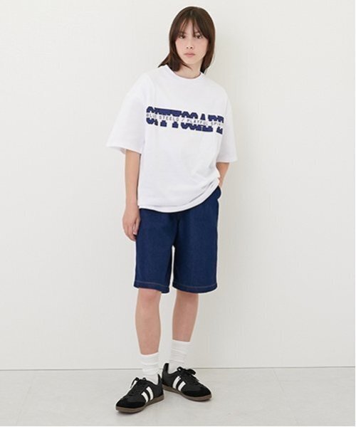 GLAZOS（グラソス）の「【大人向けサイズあり】【GLSW.】【接触冷感】ハイクールコットン・オリジナルフロントプリント半袖Tシャツ（Tシャツ/カットソー・キッズ・ブラック/ブラウン/ホワイト・L/M/S/LL）」の12枚目の写真