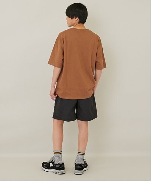 GLAZOS（グラソス）の「【大人向けサイズあり】【GLSW.】【接触冷感】ハイクールコットン・オリジナルフロントプリント半袖Tシャツ（Tシャツ/カットソー・キッズ・ブラック/ブラウン/ホワイト・L/M/S/LL）」の15枚目の写真