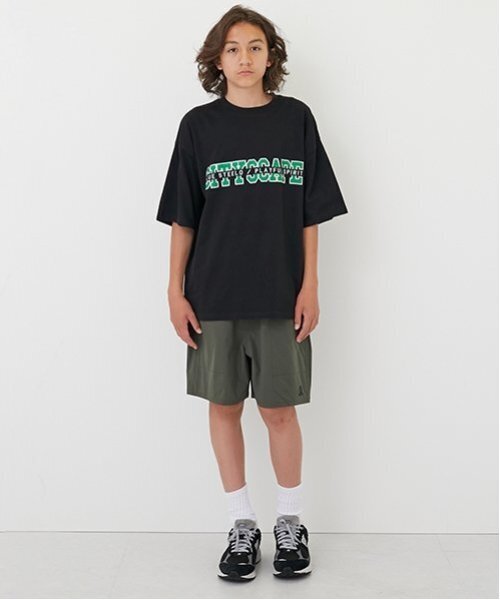 GLAZOS（グラソス）の「【大人向けサイズあり】【GLSW.】【接触冷感】ハイクールコットン・オリジナルフロントプリント半袖Tシャツ（Tシャツ/カットソー・キッズ・ブラック/ブラウン/ホワイト・L/M/S/LL）」の16枚目の写真