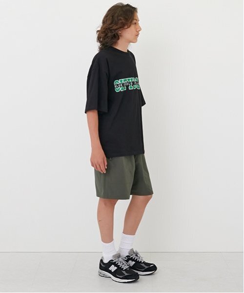 GLAZOS（グラソス）の「【大人向けサイズあり】【GLSW.】【接触冷感】ハイクールコットン・オリジナルフロントプリント半袖Tシャツ（Tシャツ/カットソー・キッズ・ブラック/ブラウン/ホワイト・L/M/S/LL）」の17枚目の写真