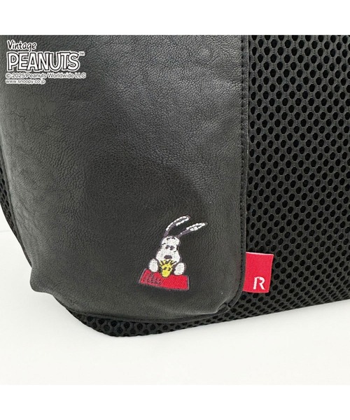 Vintage PEANUTS(ビンテージピーナッツ)の「ルートート / IP.デリ.ウエッファ.ピーナッツ-0K(トートバッグ・レディース・ネイビー/グレー/ブラック・FREE)」の12枚目の写真