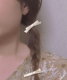 meJane（ミージェーン）の「リボンヘアクリップ（バレッタ/ヘアクリップ）」