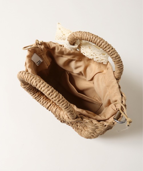 PHILLY（フィリー）の「【PHILLY】レースリボンメッシュバッグ（ショルダーバッグ・レディース・ブラウン/アイボリー・FREE）」の22枚目の写真