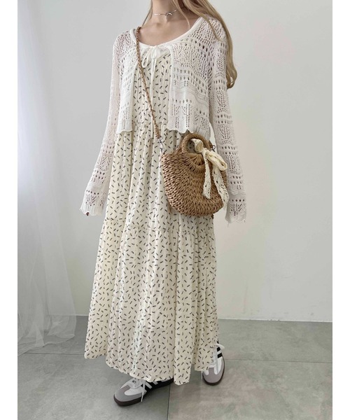 PHILLY（フィリー）の「【PHILLY】レースリボンメッシュバッグ（ショルダーバッグ・レディース・ブラウン/アイボリー・FREE）」の10枚目の写真