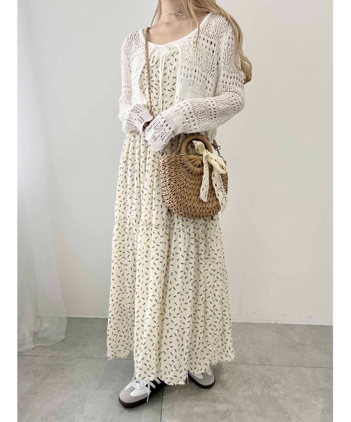 PHILLY（フィリー）の「【PHILLY】レースリボンメッシュバッグ（ショルダーバッグ・レディース・ブラウン/アイボリー・FREE）」の11枚目の写真