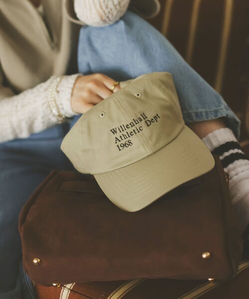 le.coeur blanc(ルクールブラン)の「Regency Works別注キャップ(キャップ・レディース・アイボリー/ライトベージュ/キャメル/グリーン/ダークグレー・FREE)」の3枚目の写真