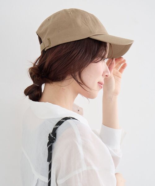 le.coeur blanc(ルクールブラン)の「Regency Works別注キャップ(キャップ・レディース・アイボリー/ライトベージュ/キャメル/グリーン/ダークグレー・FREE)」の21枚目の写真