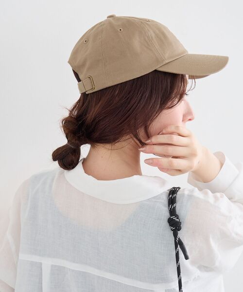 le.coeur blanc(ルクールブラン)の「Regency Works別注キャップ(キャップ・レディース・アイボリー/ライトベージュ/キャメル/グリーン/ダークグレー・FREE)」の19枚目の写真