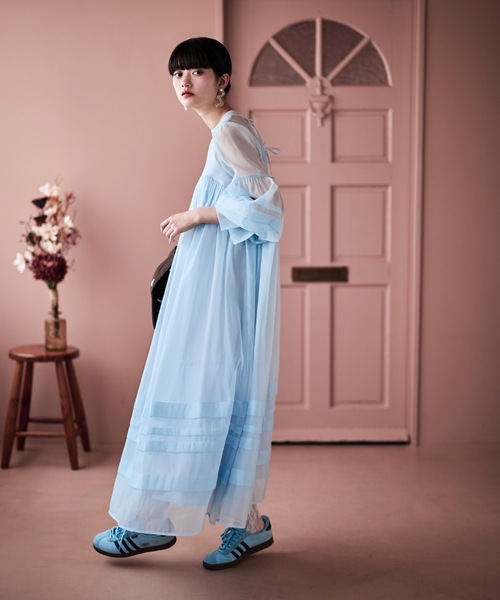 etoll.(エトル)の「ベビーコアシアーボリュームドレス(ドレス・レディース・ブラウン/ブラック/ブルー・S/M)」の14枚目の写真