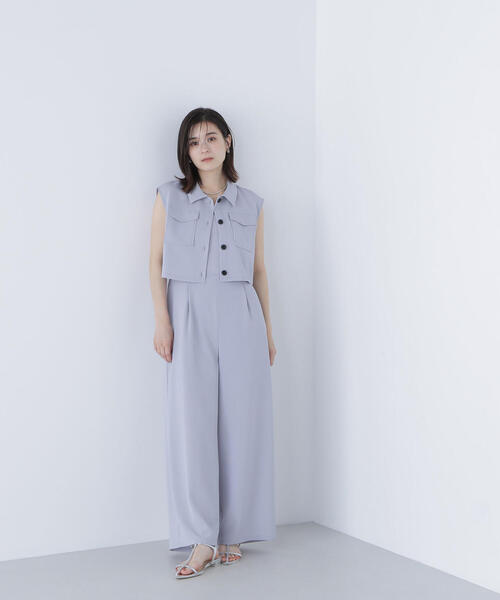 23SS✨美品 LIEN ハーフパンツオールインワン シャツ カジュアル 春夏 10002674.jpg