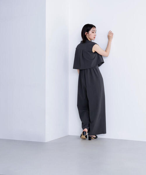 NATURAL BEAUTY BASIC(ナチュラルビューティーベーシック)の「◇クロップドポケットシャツ&オールインワン(つなぎ/オールインワン・レディース・グレー/チャコールグレー・MEDIUM/P/S)」の17枚目の写真
