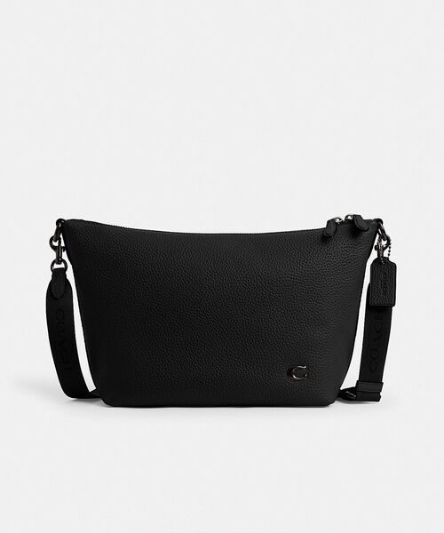 【当日発送送料無料】COACH ボディバッグメッセンジャーバッグ 黒 トップ ジップ メッセンジャー バッグ(メッセンジャーバッグ