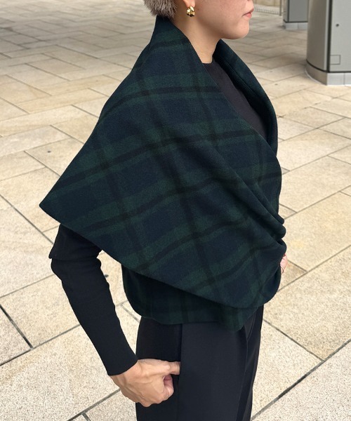 JENNE(ジェンヌ)の「マルチウェイショール(その他アウター・レディース・ネイビー/ブラック・MEDIUM/LARGE)」の20枚目の写真