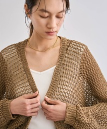 ROPE' | 【洗える】テープヤーンメッシュニットボレロ(カーディガン/ボレロ)