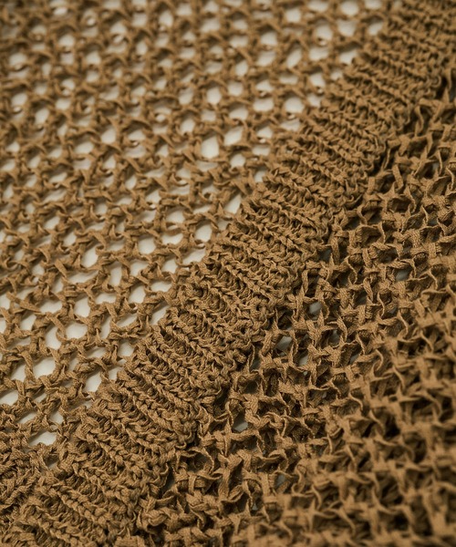 ROPE'(ロペ)の「【洗える】テープヤーンメッシュニットボレロ(カーディガン/ボレロ・レディース・ブラック/ベージュ・FREE)」の10枚目の写真