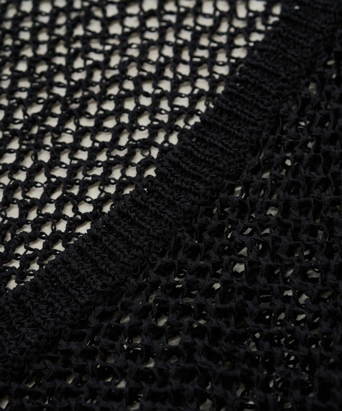 ROPE'(ロペ)の「【洗える】テープヤーンメッシュニットボレロ(カーディガン/ボレロ・レディース・ブラック/ベージュ・FREE)」の11枚目の写真