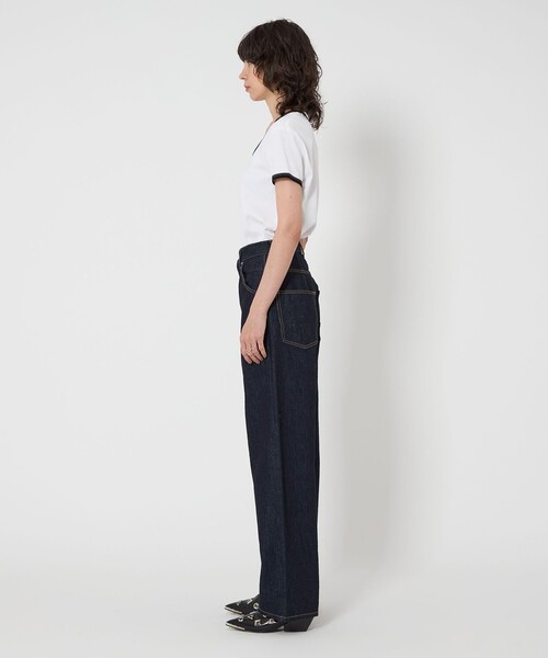 ASTRAET（アストラット）の「＜ASTRAET＞ロングポット デニムパンツ ワンウォッシュ UNISEX（デニムパンツ・レディース・ネイビー・1/00/2）」の21枚目の写真