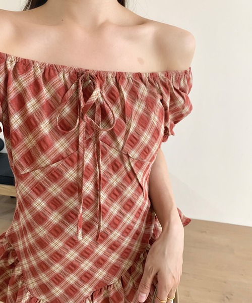 バーバリー ホースロゴ刺繍 シャドーノバチェック リボン パフスリーブ ブラウス 超人気モデル】バーバリー ノバチェック シャドーホース