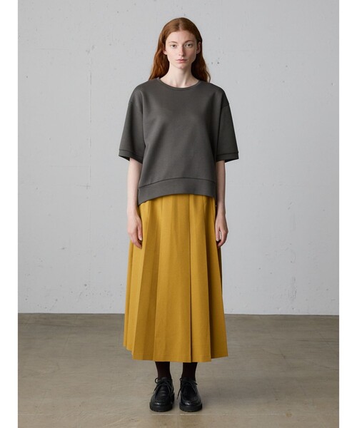 MidiUmi（ミディウミ）の「MidiUmi カラープリーツスカート（スカート・レディース・ブルー/ブラック/イエロー/チャコールグレー/グレー・FREE）」の5枚目の写真