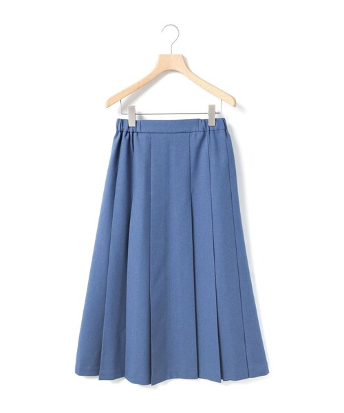 MidiUmi（ミディウミ）の「MidiUmi カラープリーツスカート（スカート・レディース・ブルー/ブラック/イエロー/チャコールグレー/グレー・FREE）」の7枚目の写真