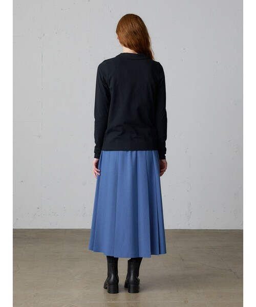 MidiUmi（ミディウミ）の「MidiUmi カラープリーツスカート（スカート・レディース・ブルー/ブラック/イエロー/チャコールグレー/グレー・FREE）」の15枚目の写真