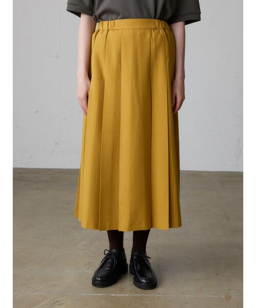 MidiUmi（ミディウミ）の「MidiUmi カラープリーツスカート（スカート・レディース・ブルー/ブラック/イエロー/チャコールグレー/グレー・FREE）」の16枚目の写真