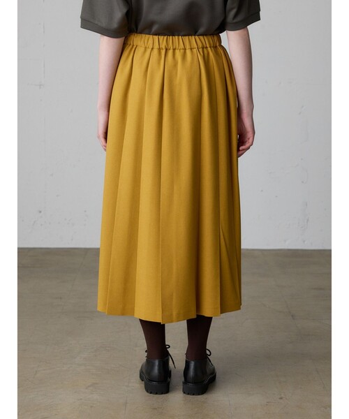 MidiUmi（ミディウミ）の「MidiUmi カラープリーツスカート（スカート・レディース・ブルー/ブラック/イエロー/チャコールグレー/グレー・FREE）」の19枚目の写真
