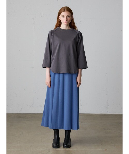 MidiUmi（ミディウミ）の「MidiUmi カラープリーツスカート（スカート・レディース・ブルー/ブラック/イエロー/チャコールグレー/グレー・FREE）」の20枚目の写真