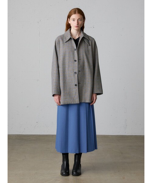 MidiUmi（ミディウミ）の「MidiUmi カラープリーツスカート（スカート・レディース・ブルー/ブラック/イエロー/チャコールグレー/グレー・FREE）」の22枚目の写真