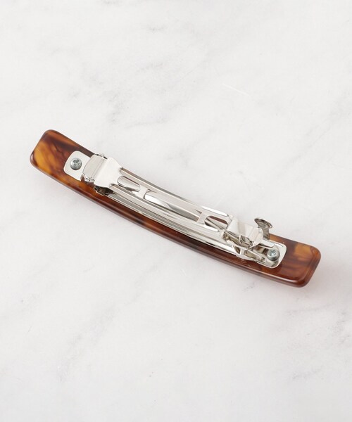 UNTITLED（アンタイトル）の「Osakaナローバレッタ（その他ヘアアクセサリー・レディース・ベージュ/ダークブラウン/ライトイエロー系・99）」の6枚目の写真