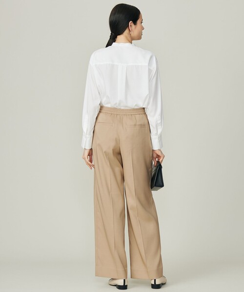 自由区（ジユウク）の「ウールライクストレッチワイド パンツ（その他パンツ・レディース・ベージュ系/グレー系/ネイビー系・38/36/40）」の10枚目の写真