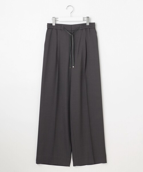 自由区（ジユウク）の「ウールライクストレッチワイド パンツ（その他パンツ・レディース・ベージュ系/グレー系/ネイビー系・38/36/40）」の5枚目の写真