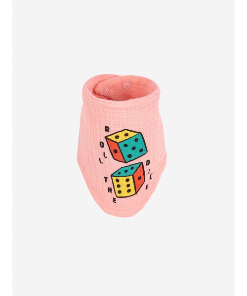 BOBO CHOSES(ボボショーズ)の「Roll the Dice bib set(スタイ/よだれかけ・キッズ・ピンク・ONE SIZE)」の2枚目の写真