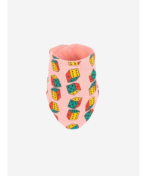 BOBO CHOSES(ボボショーズ)の「Roll the Dice bib set(スタイ/よだれかけ・キッズ・ピンク・ONE SIZE)」の4枚目の写真
