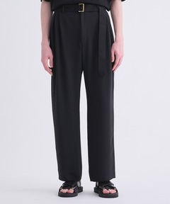 UDA / ユーディーエー チェビオット slacks ブラック　wism セール】UDA / ユーディーエー チェビオット slacks（スラックス