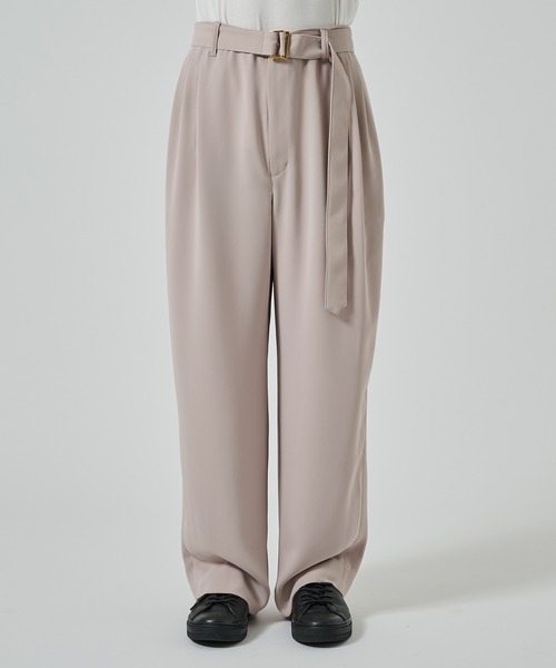 CULLNI（クルニ） スラックス 「別注」1Tuck Pants/洗える/シワになり