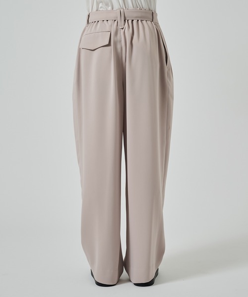 CULLNI（クルニ）の「【CULLNI】別注 ワイドパンツ（スラックス・メンズ・ブラック/ネイビー/ベージュ・1/2）」の12枚目の写真