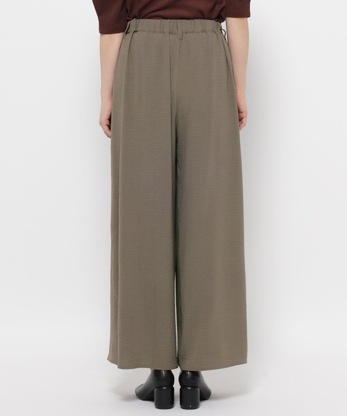 mysty woman（ミスティウーマン）の「セミシアーイージーワイドパンツ 586725（その他パンツ・レディース・オフホワイト/グレー系その他/ブラウン・FREE）」の22枚目の写真