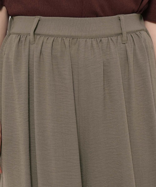 mysty woman（ミスティウーマン）の「セミシアーイージーワイドパンツ 586725（その他パンツ・レディース・オフホワイト/グレー系その他/ブラウン・FREE）」の21枚目の写真